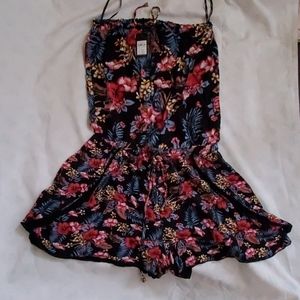 City Chic Strapless Playsuit